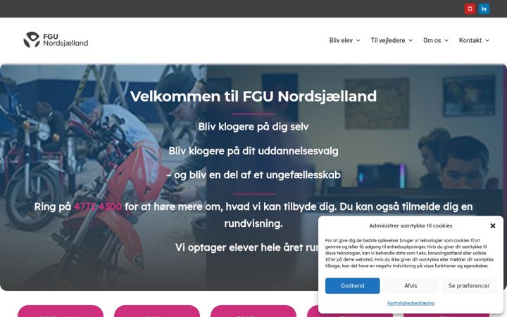 Screenshot of fgu-ns.dk