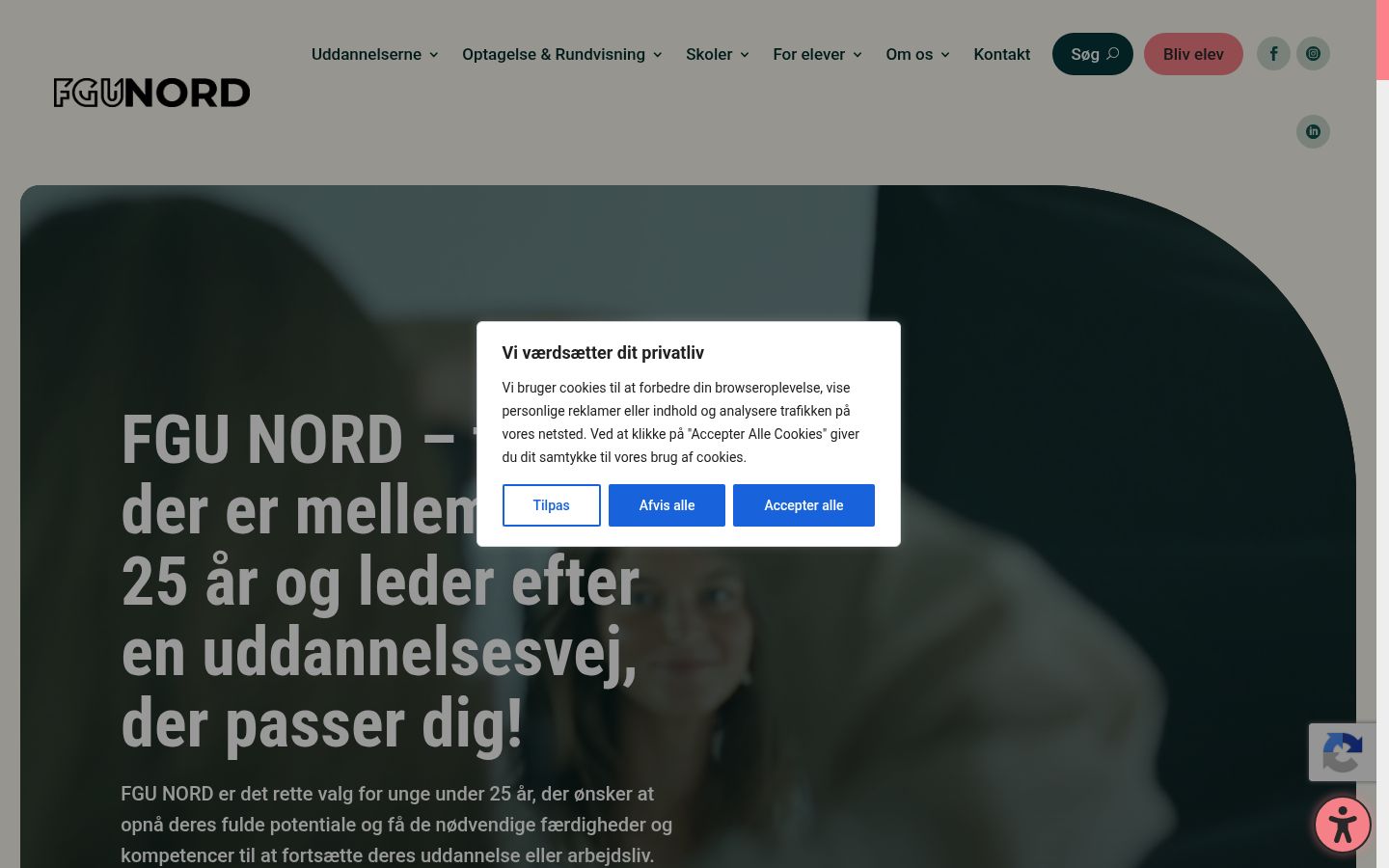 Sutikimo reklamjuostės, rodytos prieš bet kokią sąveiką, ekrano kopija