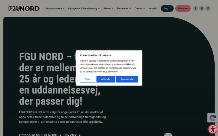Screenshot of fgunord.dk