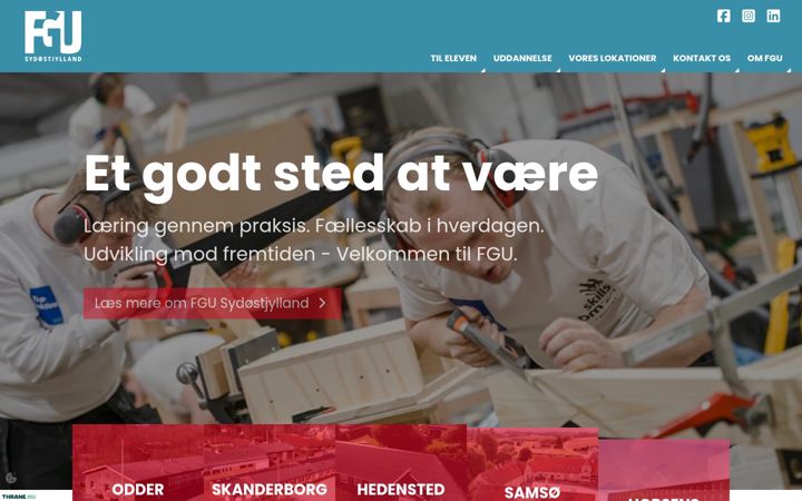 Screenshot of fgusoj.dk