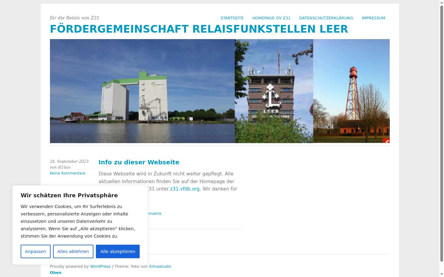 Screenshot tal-banner tal-kunsens muri qabel kwalunkwe interazzjoni