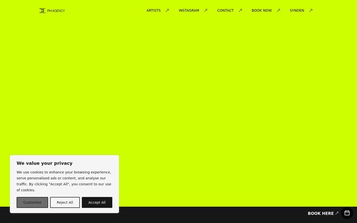Screenshot of fh-agency.de