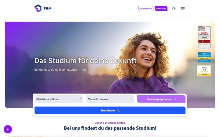 Screenshot of fh-mittelstand.de