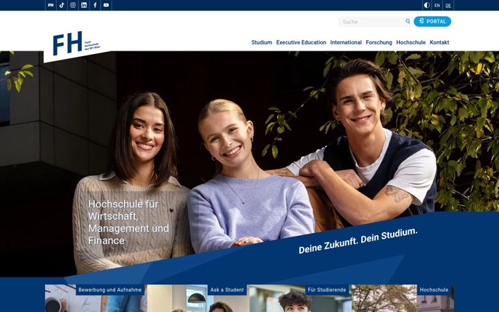 Screenshot of fh-vie.ac.at