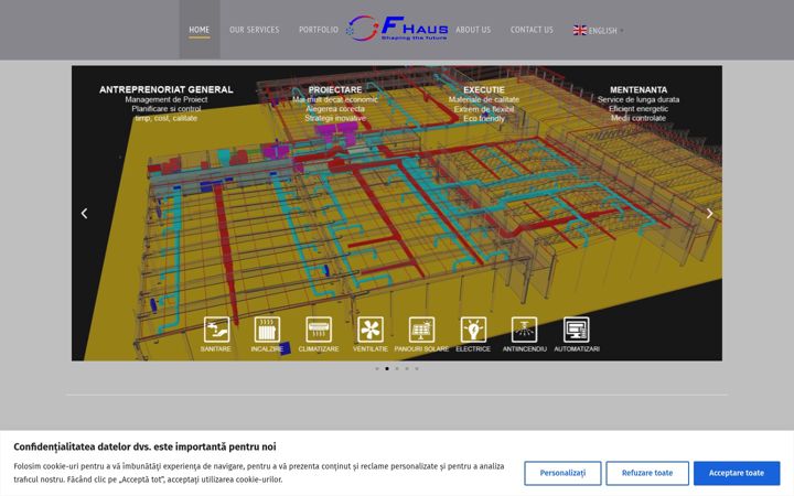 Screenshot of fhaus.ro