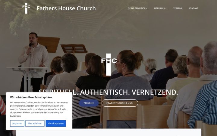 Screenshot of fhc-stralsund.de
