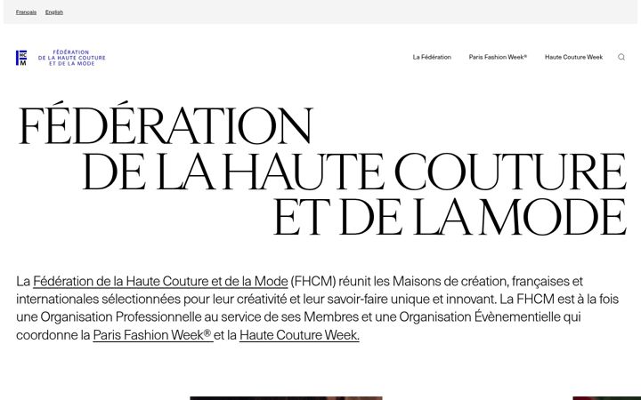 Screenshot of fhcm.paris