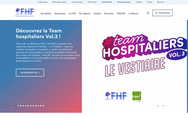 Screenshot of fhf.fr