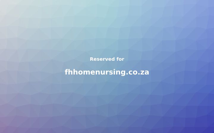 Képernyőkép: fhhomenursing.co.za