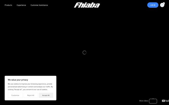 Snímek obrazovky fhiaba.com.au