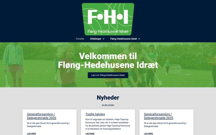 Kuvakaappaus sivustosta fhidraet.dk