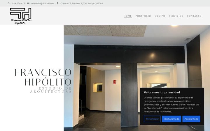 Screenshot of fhipolito.es