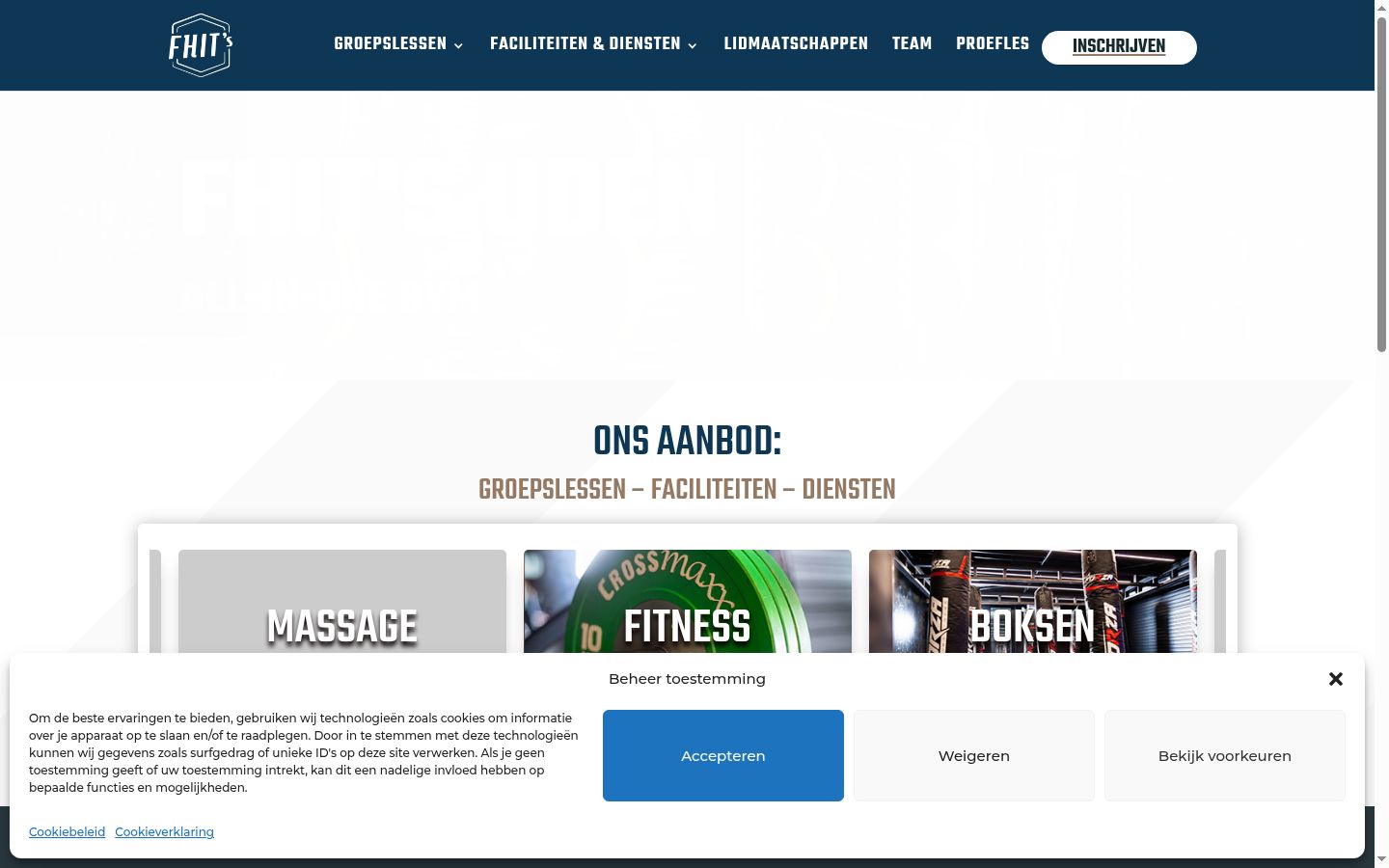 Screenshot tal-banner tal-kunsens muri qabel kwalunkwe interazzjoni