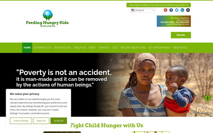 Screenshot of fhkwf.org