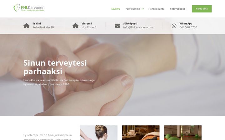 Screenshot of fhlkarvonen.com