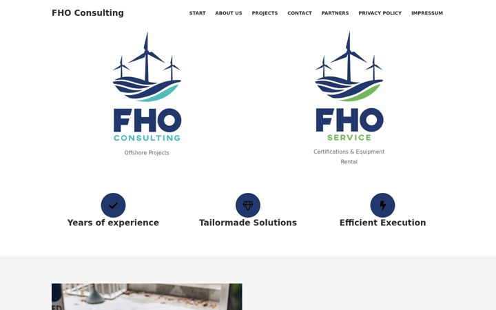 Screenshot of fho-consulting.com