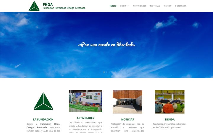 Captura de pantalla de fhoa.es