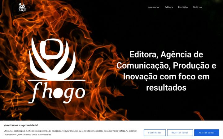 Screenshot of fhogo.com.br