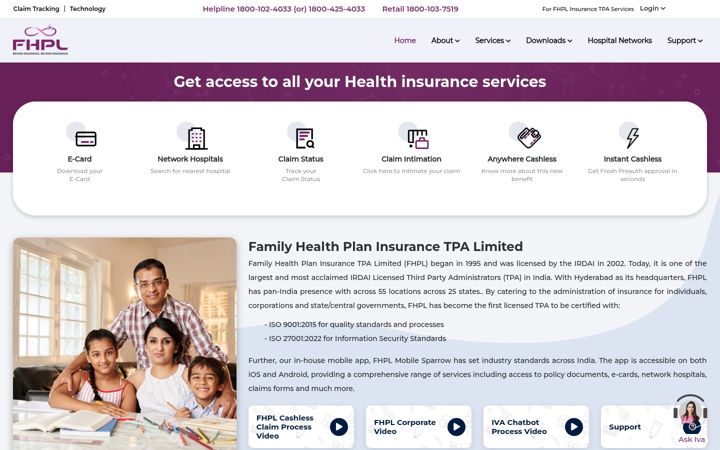 Screenshot of fhpl.net