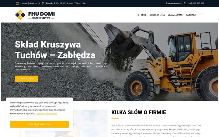 Screenshot of fhudomi.pl
