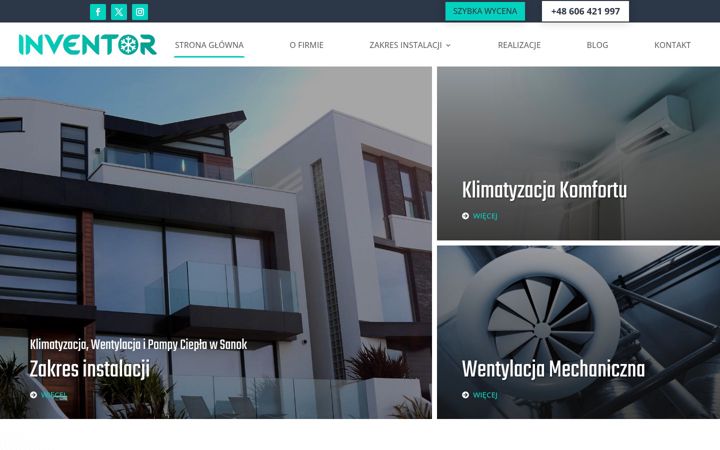 Screenshot of fhuinventor.pl