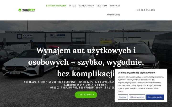 Screenshot of fhurobmar.pl