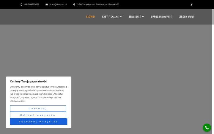 Screenshot of fhutmc.pl
