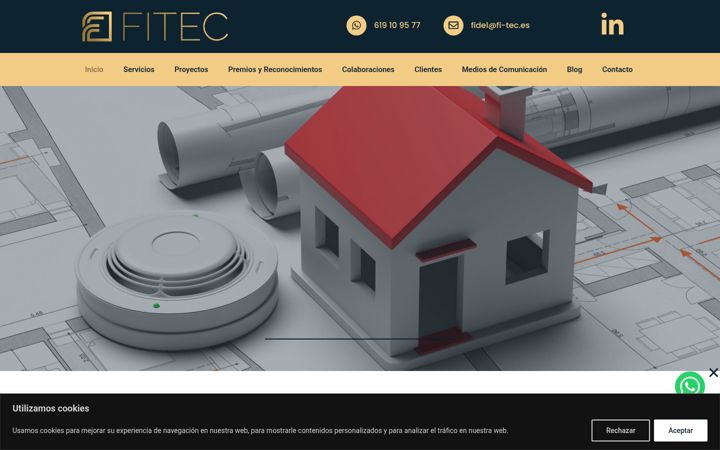 Screenshot of fi-tec.es