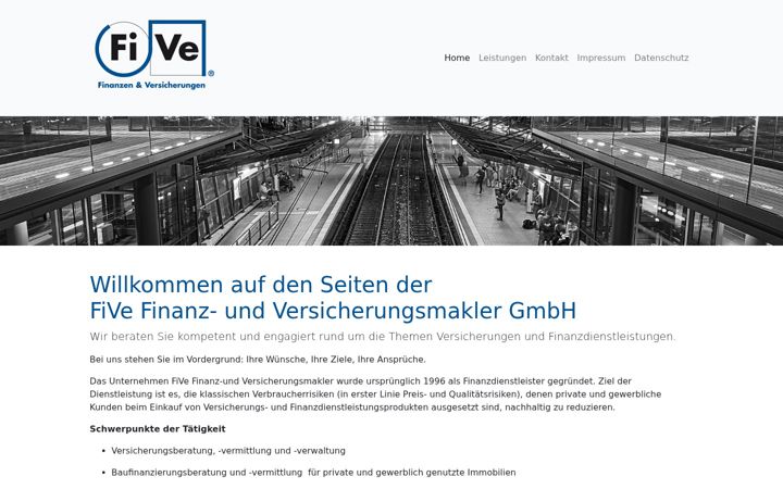 Screenshot of fi-ve.de