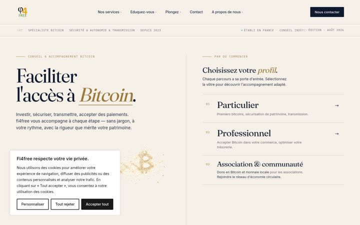 Screenshot of fi4free.com