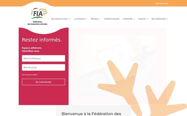 Screenshot of fia.fr