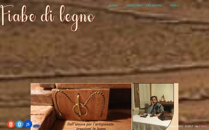 Screenshot of fiabedilegno.it