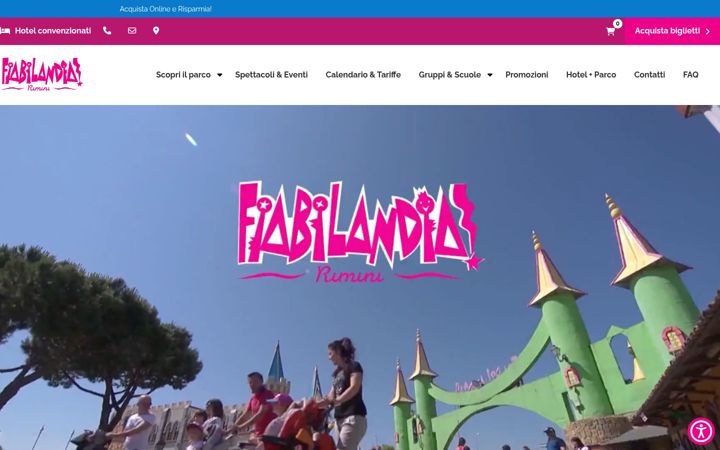 Screenshot ta' fiabilandia.it