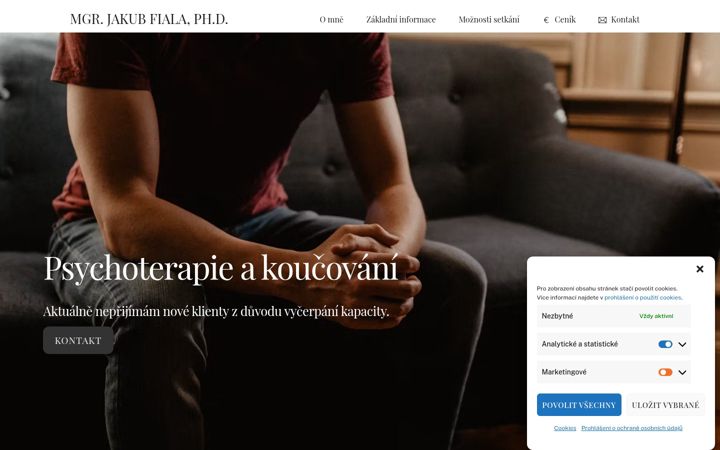 Screenshot of fialajakub.cz