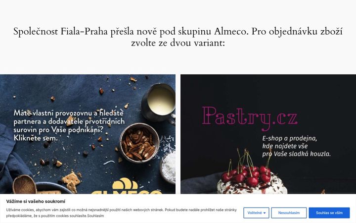 Screenshot of fialapraha.cz