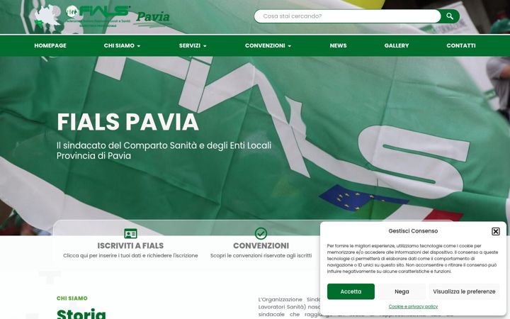 Screenshot of fialspavia.com
