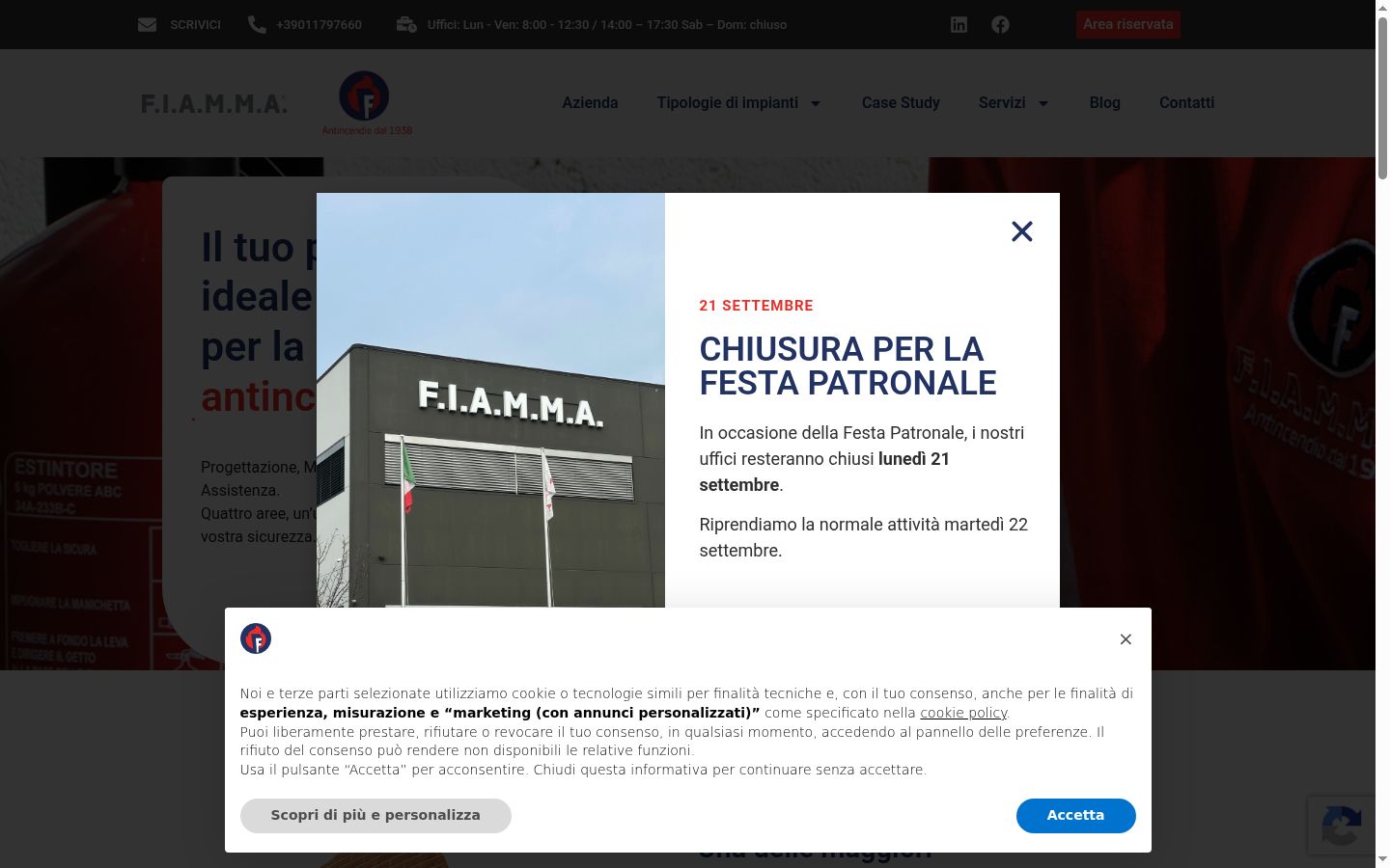 Screenshot tal-banner tal-kunsens muri qabel kwalunkwe interazzjoni