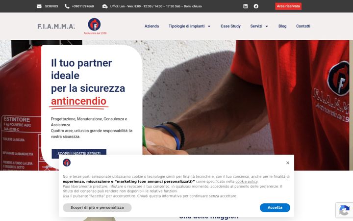 Screenshot ta' fiamma-antincendio.it