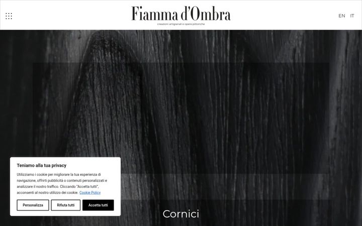 Screenshot ta' fiammadombra.it