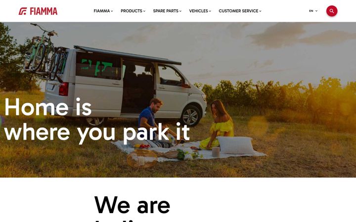 Screenshot of fiammausa.com