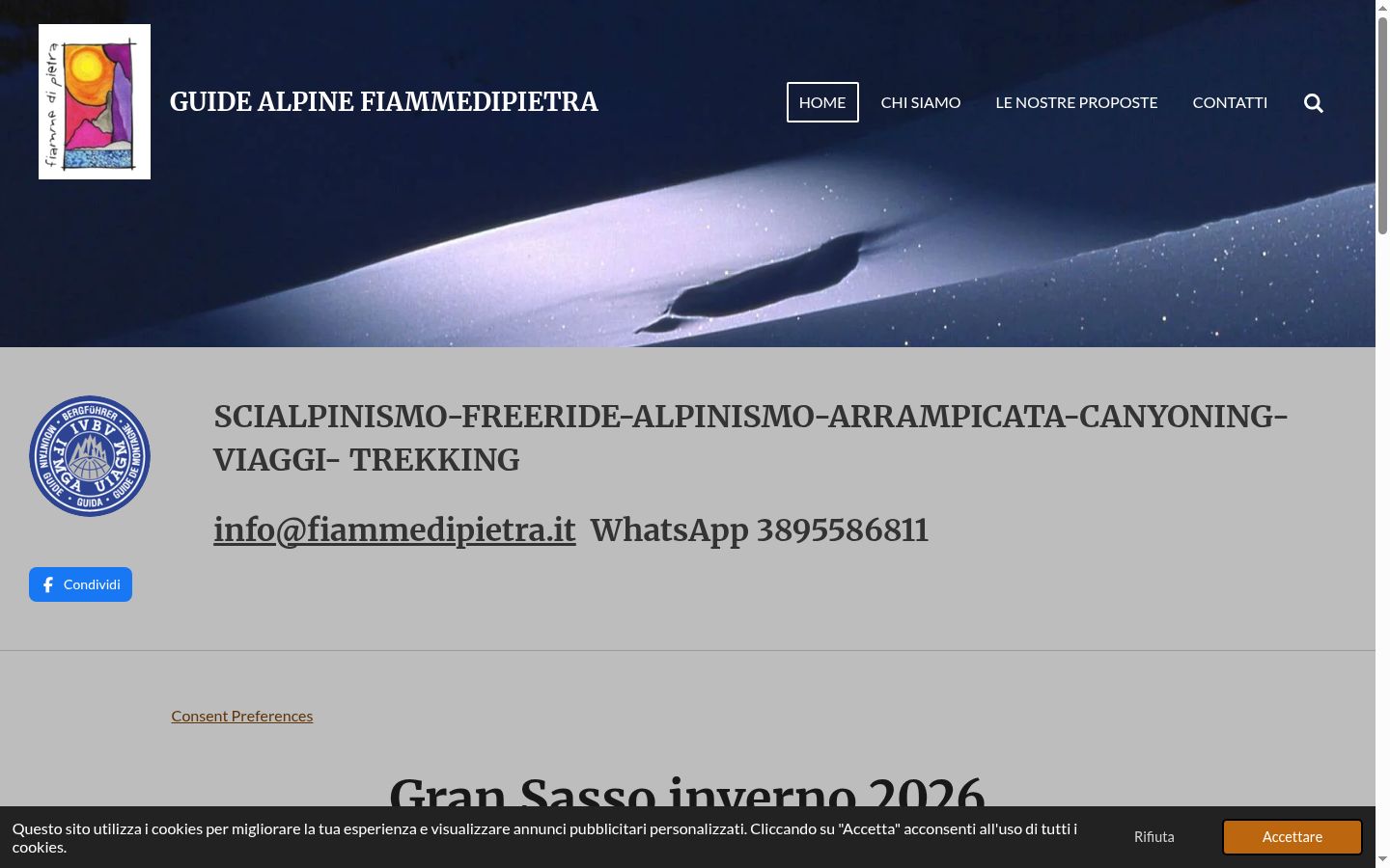 Screenshot tal-banner tal-kunsens muri qabel kwalunkwe interazzjoni