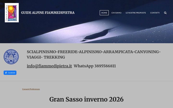 Screenshot ta' fiammedipietra.it