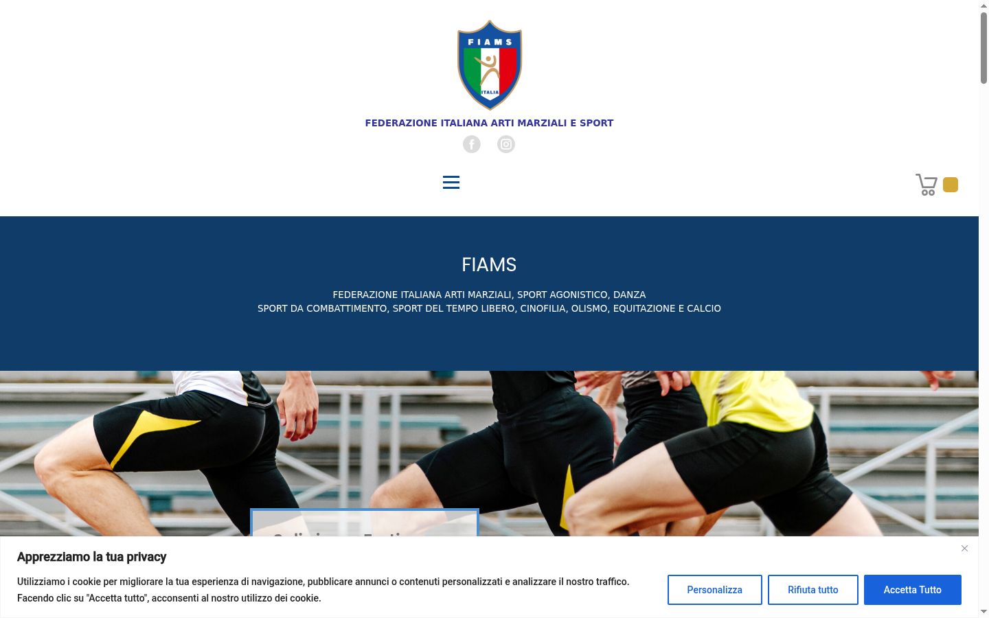 Screenshot tal-banner tal-kunsens muri qabel kwalunkwe interazzjoni