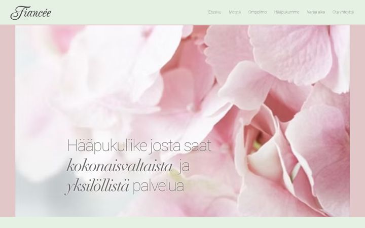 Screenshot of fiancee.fi