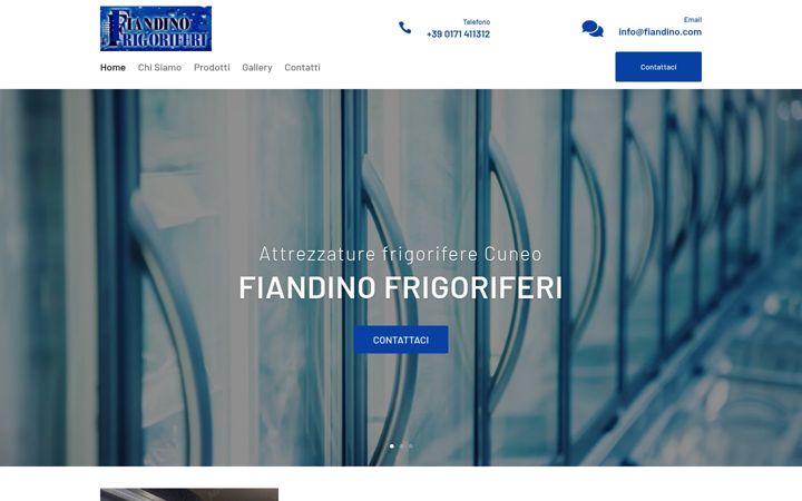 Screenshot of fiandinofrigoriferi.it