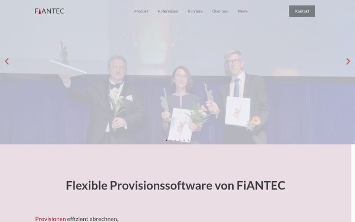 Screenshot ta' fiantec.de