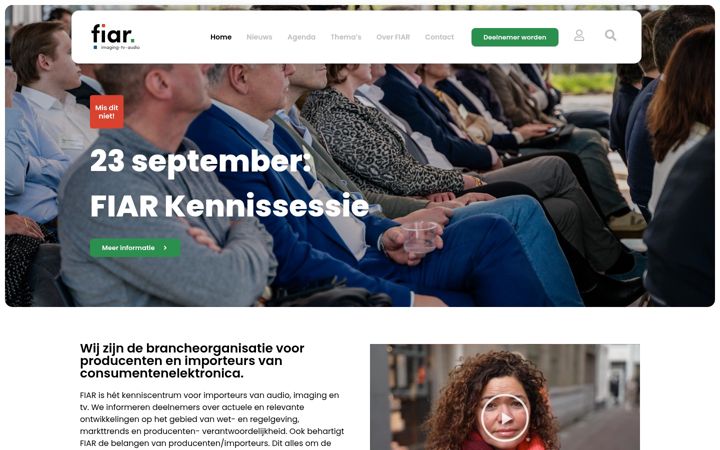 Screenshot of fiar.nl