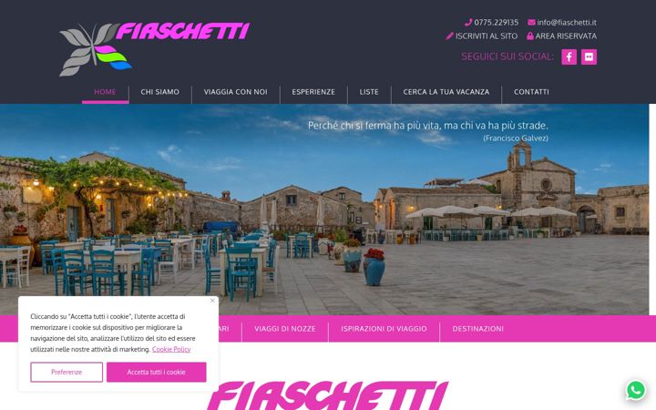 Screenshot of fiaschetti.it
