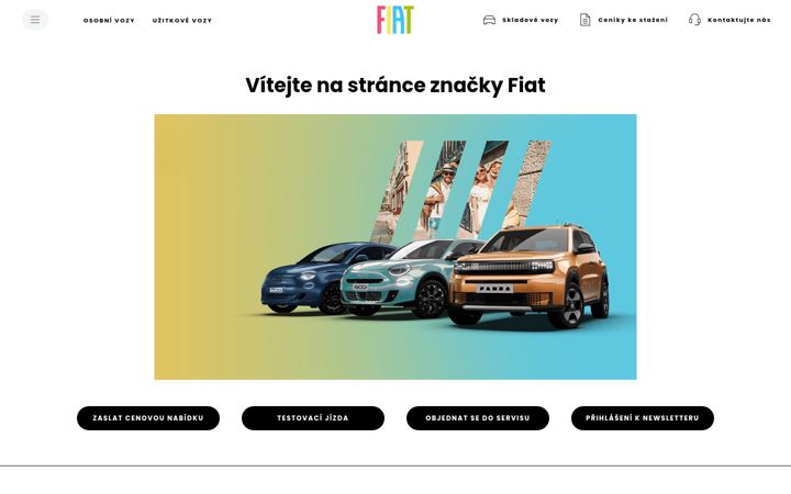 Screenshot of fiat-formulare.cz
