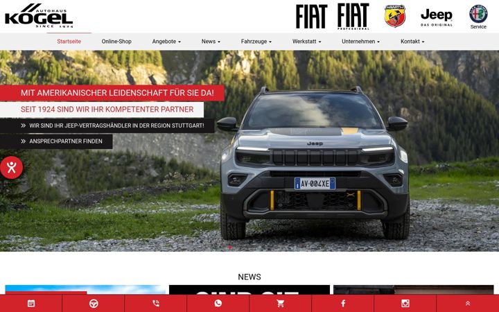 Screenshot ta' fiat-koegel.de